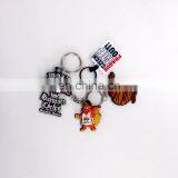 Silicon Souvenir Cartoon OEM Custom Design PVC Soft Rubber Keychain thumbnail-4