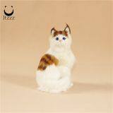 2019 Heze Factory High Quality Simulation Animals Cat Furry Cat Toy thumbnail-5