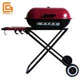 Red Outdoor Brazilian Folding Square Charcoal Grill Argentine Foldable Bbq Hamburger Grill thumbnail-3