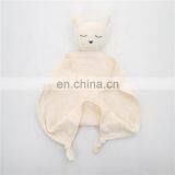 Sleep Bear Muslin Organic Cotton Baby Comforter Blanket Baby Toy thumbnail-6