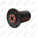 6 Channels BSP 1/2'' Thread Connection Carbon Steel Material High Pressure Hydraulic Water Rotary Joint for Machinery Industry thumbnail-1