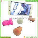 Promotion Cute Piggy Shape Stronger Sucker Silicone Phone Holder/stand thumbnail-6