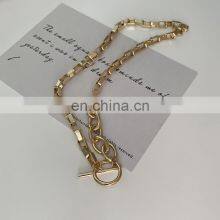 Rock Style Hip-hop Silver Gold Titanium Steel Chain Necklace Women Punk Necklace Jewelry Gift for Unisex thumbnail-3