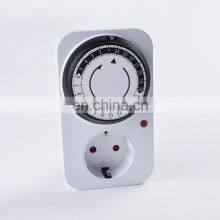 24 Hour Programmable Timer Switch Universal Socket Mechanical Timer 220V 16A Europe Plug EU Plug EU Socket