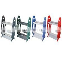 Portable plastic support simple structure fishing rod display rack 16 hole holder stand tools fishing rod display racks
