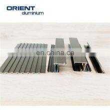 Powder Coated Charcoal Color Aluminium Extrusion Profile 6063t5 Wholesale for South Africa thumbnail-5