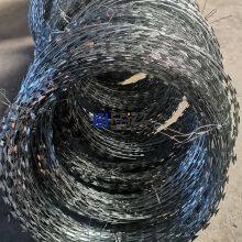 High Security Steel Blade Wire 450mm BTO-22 Stainless Steel Blade Wire Concertina Razor Barbed Wire thumbnail-4