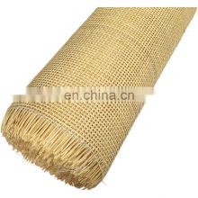 Trend product Mesh Weaving Natural Rattan Cane Webbing Roll Top A Grade Quality for chair table ceiling wall decor from Viet Nam