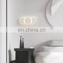 Factory Price Scones Corner Simple Aluminum Hotel Nordic Modern Round Shape Art Wall Light For House Decoration thumbnail-2