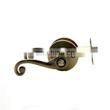 Wholesale Price Antique Brass Zinc Alloy US National Design Safe With Entry Keyed Door Handle Lever Lock thumbnail-1