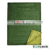 Green Cottron Rectangula Family Sleeping Bag, Couple sleeping bag