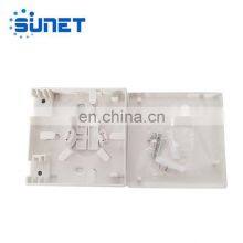 FTTH Mini Optical Terminal Box Plastic 86 Face Box Wall Outlet Fiber Optic Distribution Box thumbnail-2