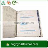 Custom Loose-leaf a4 Size 2" D Shape Ring Binder With Catalog Insert Pages thumbnail-6