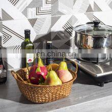 HBK Three Piece Set Circular Rattan Fruit and Egg Storage Basket for Natural Rattan thumbnail-2