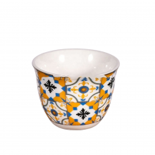 12pcs Cawa Cups Ceramic Arabic Coffee Cups New Bone China Cawa Cups With Color Box thumbnail-2