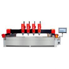 HUALONG Machinery HLSD-1530M-2 Granite Marble Roman Pillar Engraving Headstone Router 3D CNC Stone Carving Machine for Sale thumbnail-4