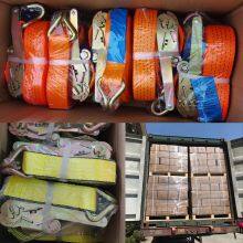 1 Inch Ratchet Tie Down Strap With S Hook for Cargo Control 4pk thumbnail-4