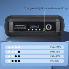 10,000mah Battery 7.4V 3A Electric Heating Suit Power Bank 5V 2A Mobile Power Supply thumbnail-3