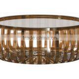Living Room Panier Table Replica Round Shape Small Coffee Table thumbnail-4