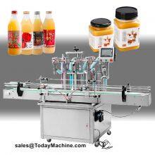Automatic Face Beauty Cream Cosmetics Paste Bottle Filling Machine With Feeding Pump