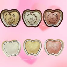 Factory OEM Apple Shape Make up Face Shimmer Highlighter Baked Powder Glow Loose Makeup Highlighter Powder Polvo De Cara thumbnail-4