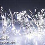 33Ft 100 LED Copper Wire String Lights DC12V LED Fairy Lights for Outdoor Christmas Wedding Party Decor thumbnail-2