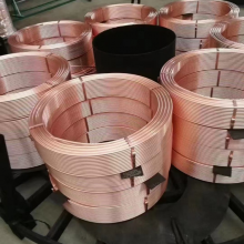 Copper Finned Tube Heat Exchanger Tube Fin Copper Tube for Condenser Evaporator thumbnail-3