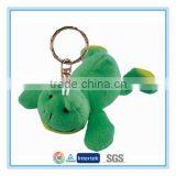 Cheap Mini Stuffed Animal Keychains 4" Green Frog Toy thumbnail-1