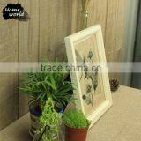 White Landscape Painting Dragonfly &Flower Picture Photo Frame thumbnail-5