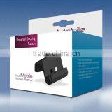 For Samsung Galaxy S4/s3/note2 Wave-shape Universal Cradle With Adjustable Micro Connector in Retail Packing thumbnail-1