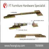 Taiwan Manufacturer Heavy Duty Industrial Furniture Adjustable Angle Extension Door Desk Table Bed Sofa Metal Ratchet Hinge thumbnail-3