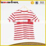 Baby girls top design stripe t-shirt wholesale organic baby clothes 2016                        
                                                                                Supplier's Choice