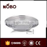 Nobo Wholesale Stainless Steel Round Plate thumbnail-1