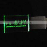 Crystal Usb Flash Drive With Led Light for Gift Promotion thumbnail-1