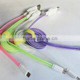 Visible Flow Led Micro Data Cable With TPE