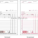 2 Parts Bond Paper Guest Check --TM-12A
