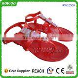 Wholesale Pvc Jelly Color Shoes Women Sandals thumbnail-2