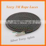Bestselling New Yeezy 3M Rope Laces Reflective Shoe Laces Yeezy Screw Metal Tips thumbnail-1