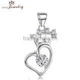Girlfriend Heart Meaning Eternal Love Couples Pendants Necklace thumbnail-1
