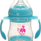 High quality 9OZ color changing baby bottle super wide neck feeding bottle