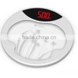 Bathroom Scale LED Round Electronic Scale Factory New Stylish Fashionable Weighing Weight Losing Tracker Digital Scale XY-3086 thumbnail-1