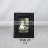 Wood Antique Brown Lovely Photo Frame With Iron Sheet thumbnail-1