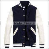 Newest Style Men and Women Pure Color Sweethearts Outfit Baseball Uniform Cardigan Add Wool Fleece Jacket thumbnail-3