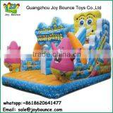 Spongebob Cartoon Cheap Inflatable Slides for Sale thumbnail-1