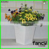 2013 Hot Sale 28 Heads Small Bulk Artificial Silk Gerbera Daisy Flower Heads Making for Wedding&home Decoration