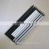 Promotion Standard Size Round Shape 2.0mm HB Lead Golf Pencil ( Black Wooden Pencil ) Sharpened With Eraser thumbnail-3