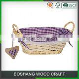 Cheap Willow Wicker Gift Colorful Storage Baskets thumbnail-2