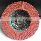 4'' 100*16 Sharp Ceramic Flap Disc Used on Angle Grinder to Polish Steel and Stainless Stell Pipe thumbnail-1