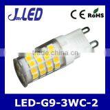 220V PC Cover 3w g9 Led Bulb