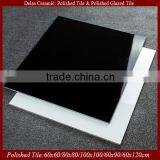 24'x24' Black And White Porcelain Ceramic Tiles